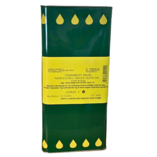 Olio di olive basilico EV 5000ml (per stuk) *
