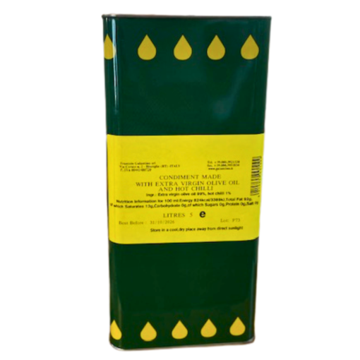 Olio di olive EV peperoncino 5000ml (per stuk) *