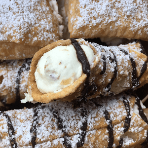 Cannoli siciliani Aragostini Pesche