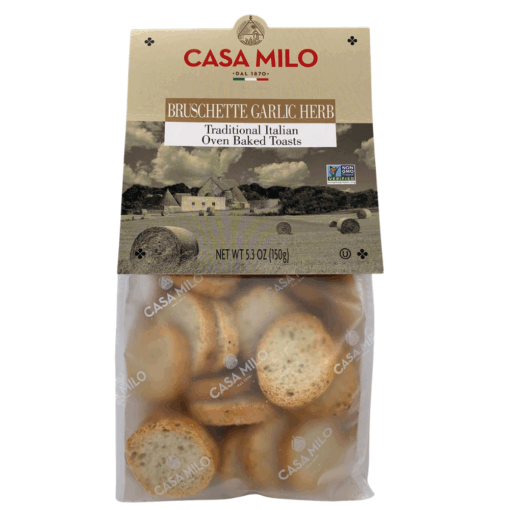 Casa Milo Bruschetta Knoflook 150 g (8 per doos)