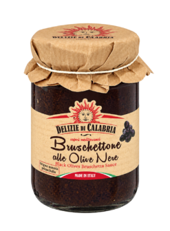 Delizie Bruschettone alle Olive Nere 90gr (12 per doos)