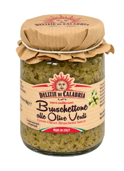 Delizie Bruschettone alle Olive Verdi 90gr (12 per doos)