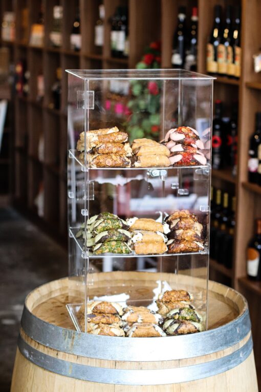Cannoli vitrine toonbank vitrine