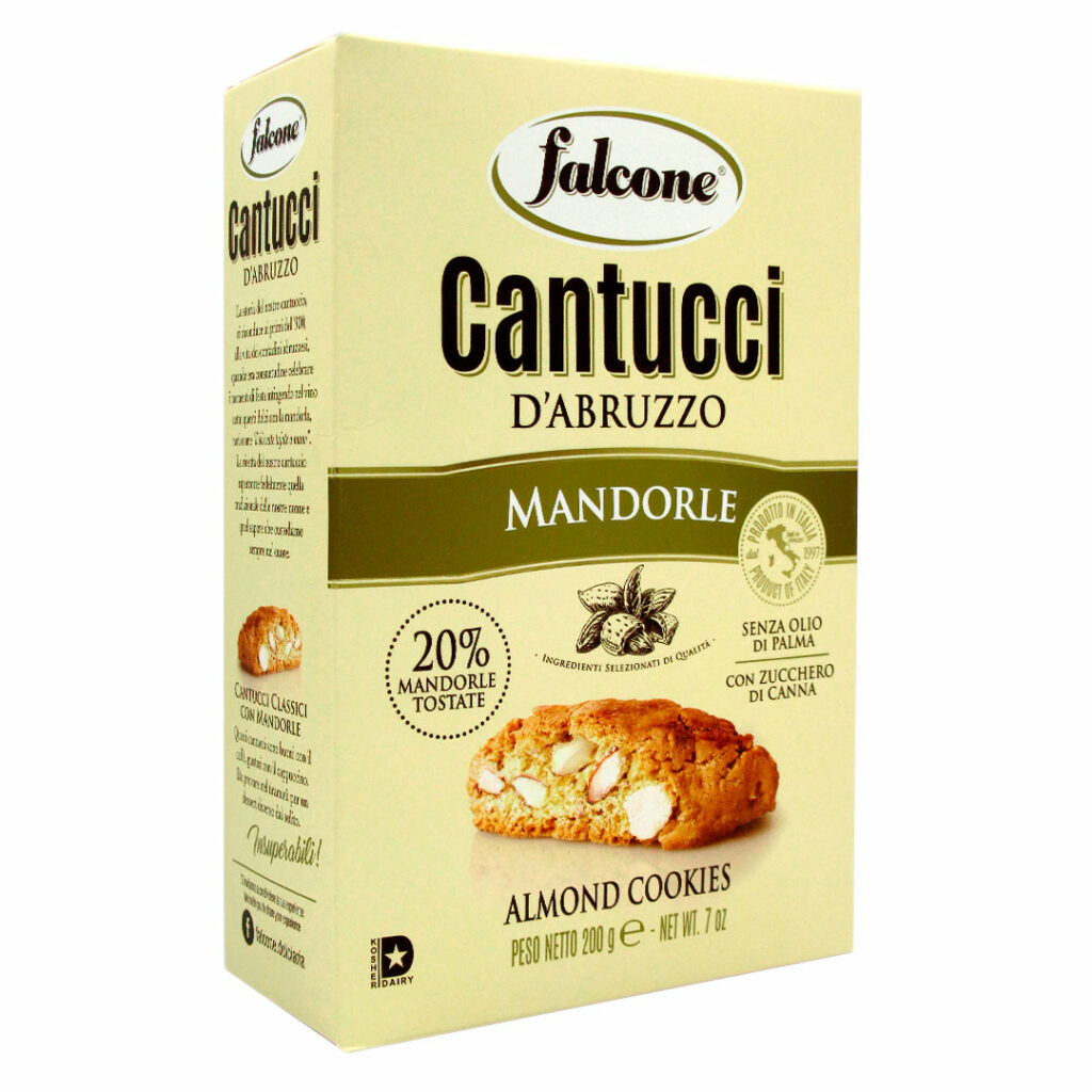 Falcone Cantucci Mandorla Astuccio 200gr (12 per doos) - GustoNL ...