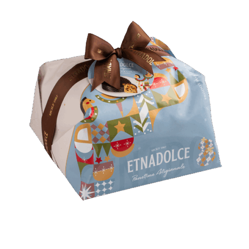 Etnadolce Panettone Gocce di Cioccolato 500 g hand verpakt (8 per doos) 01153S