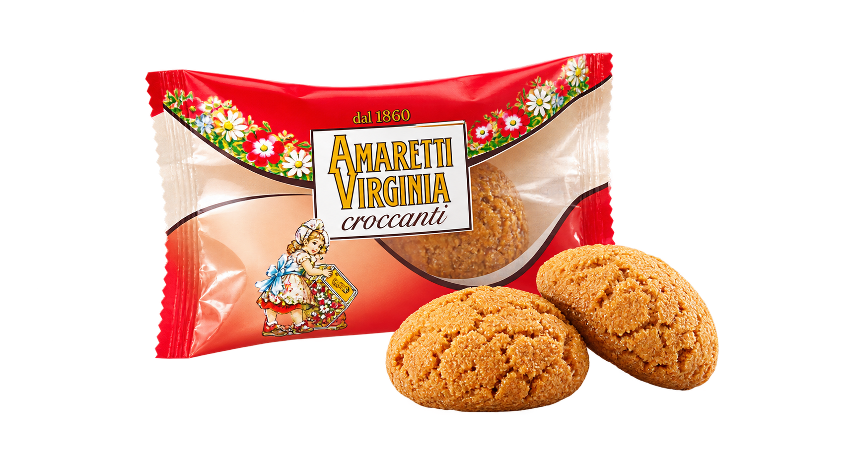 Virginia amarettini crunchy catering pack 500 g (per doos)