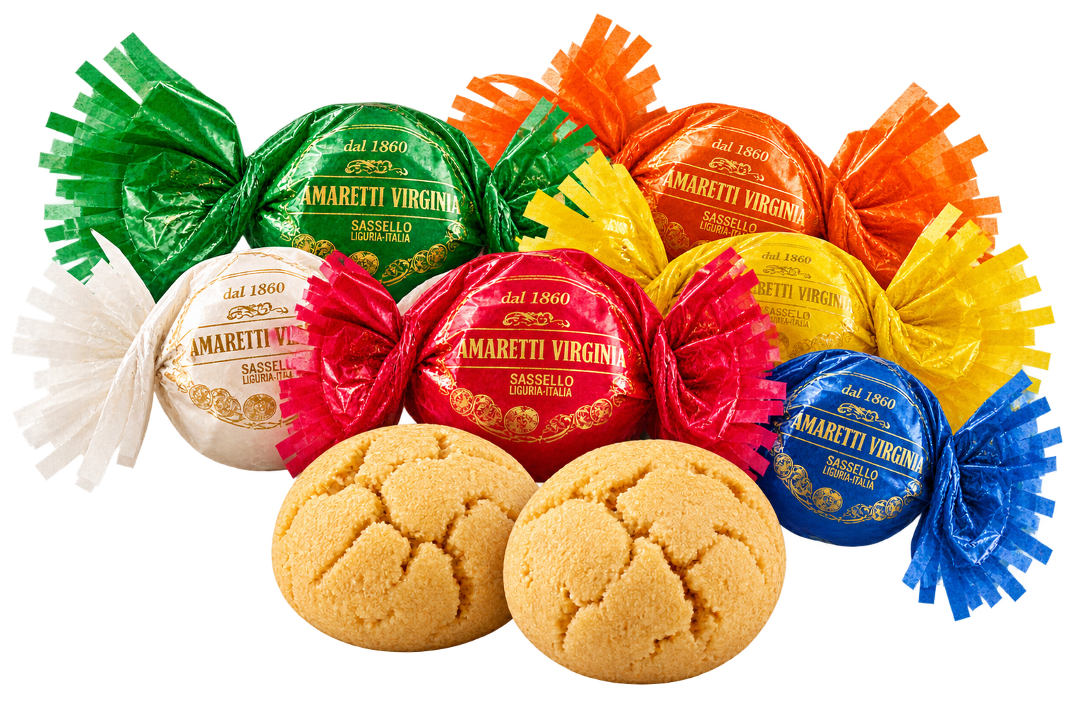 Virginia Sfuso Zachte amaretti assorti pack 900 g (per doos)