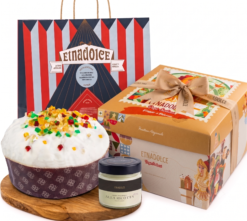Etnadolce Panettone Cassata 500 g met ricottacrème 90 g in geschenkdoos (8 per doos)