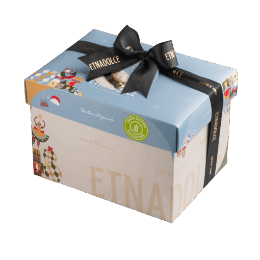 Etnadolce Panettone Cioccolato 500 g met chocoladecrème 90 g in geschenkdoos (8 per doos) - Afbeelding 2