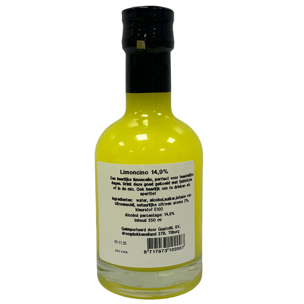 Liquore Limoncino 14,9% 250 ml (6 per doos) - Afbeelding 2