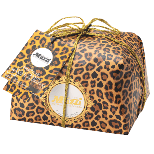 Muzzi Panettone 'Ciocco Ghiotto' met 70% pure chocolade stukjes 1000 g (6 per doos) 1040174