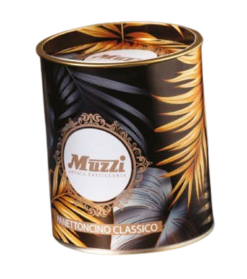 Muzzi Panettoncino classico lattina blik100gr (12 per doos) 1040553