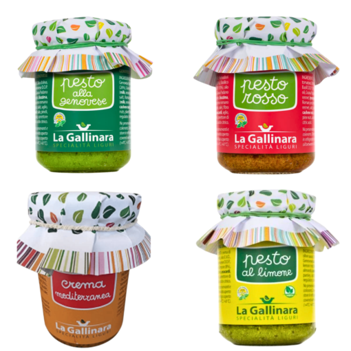 Gallinara Pesto mixdoos 130gr (12 per doos)