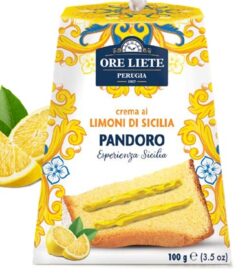 Ore Liete Mini Pandoro met Sicilian Limone Creme 100gr (36 per doos)