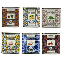 Maioliche condimento olio di olive mix 6 smaken 100 ml (12 per doos)