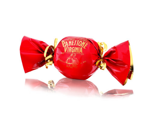 Virginia Panettone rode bon bon wikkel 500 g (12 per doos) 13/12