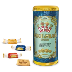Baratti Milano historische cilinder blik blauw/ groen 300 g (6 per doos) 4413