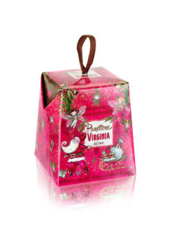Virginia Mini Panettone all'amarena e gocce di cioccolato 100 g (12 per doos) 48/626