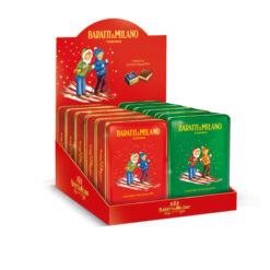 Baratti Milano display kerstblikken klein 90 g (10 per doos) 4370