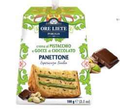 Ore Liete Mini Panettone chocolade chips and pistache creme 100 g (36 per doos) 634634