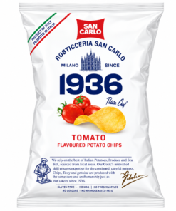 San Carlo Tomato flavour potato chips 50 g (20 per doos) 8621