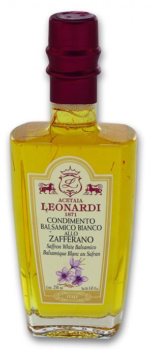Leonardi Witte balsamico saffraan 250 ml L459 (6 per doos)