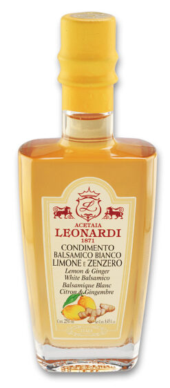 Leonardi witte balsamico met Citroen en Gember 250ml L460 (6 per doos)