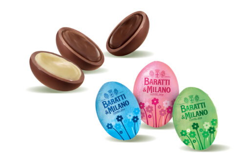 Baratti Milano Assortiti Ovetti Latte ripieni 500gr (per zak)