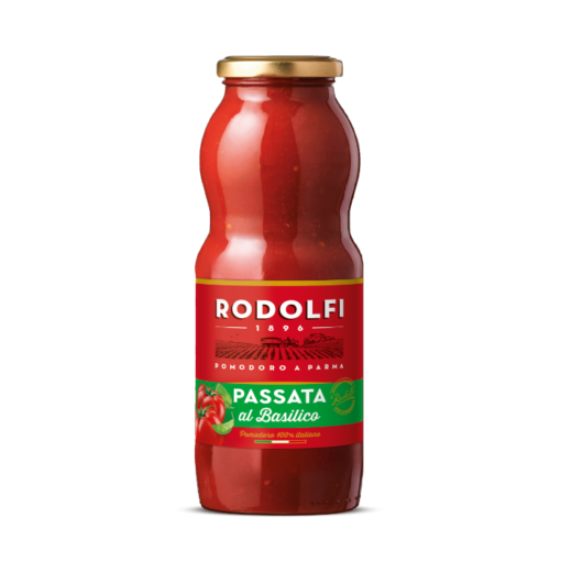 Rodolfi Passata Basilico 690gr (12 per doos)  112833016