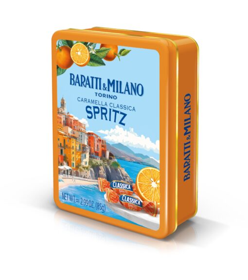 Baratti Milano display blikje Spritz caramella classica Spritz 85 g (10 per doos) - Afbeelding 2