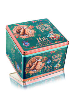 Virginia panettone tradizionale in blik 1000 g (6 per doos) 48/696