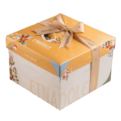 Etnadolce Panettone Vulcano e Caramello Salato 750 g geschenkdoos (8 per doos) 01133S
