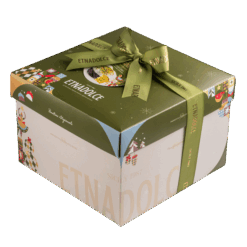 Etnadolce Panettone Pistache 750 g geschenkdoos (8 per doos) 01125S