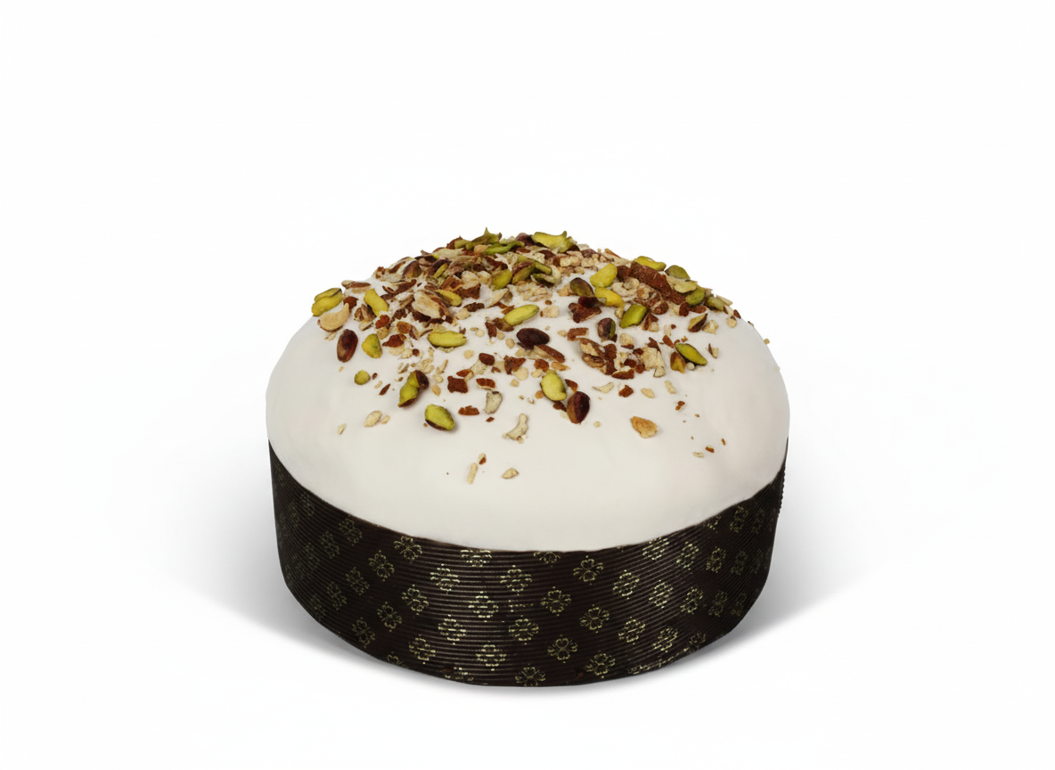 Etnadolce Panettone RINALDO CON CREMA AL TORRONCINCINO 1000 g geschenkdoos (6 per doos) 01195S - Afbeelding 2