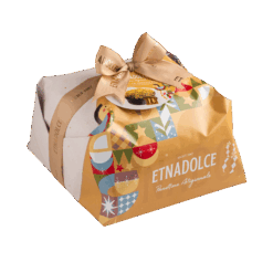 Etnadolce Panettone Vulcano e caramello salato 750 g hand verpakt (8 per doos) 01116S