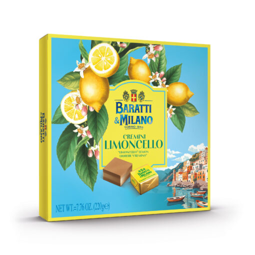 Baratti Milano geschenkdoos Limoncello Cremino 220 g (4 per doos) 4372