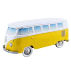 VW combi Geel/wit (6 per doos)