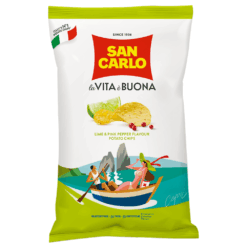 San Carlo lime & pepper potato chips 50 g (20 per doos)