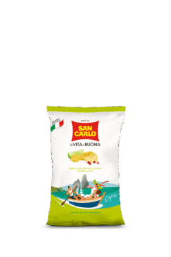 San Carlo lime & pepper potato chips 50 g (20 per doos)