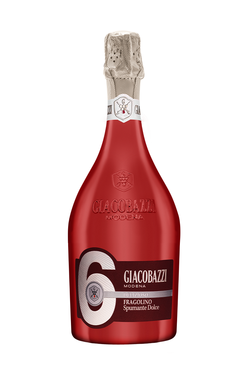 Giacobazzi Vino Spumante Fragolino 7,5% 75 cl (6 per doos)
