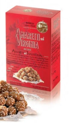 Virginia doosje met traditionele amarettini 75 g (24 per doos) 17/28