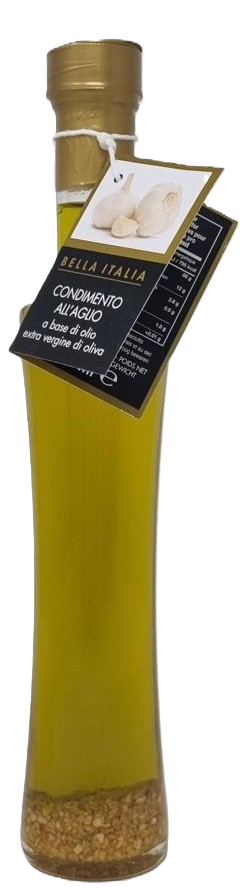 Bella Italia Condimento Olio di olive EV aglio 200 ml (6 per doos)