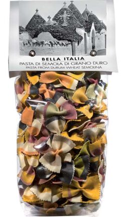 Bella Italia Farfalle sei sapori 250 gr (12 per doos)