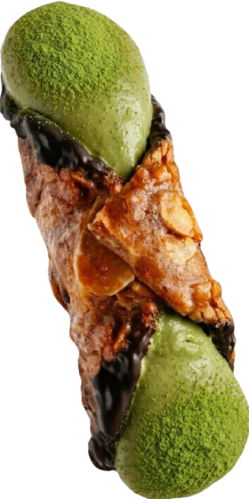 Cannoli Croccante Matcha1500 g (per doos)