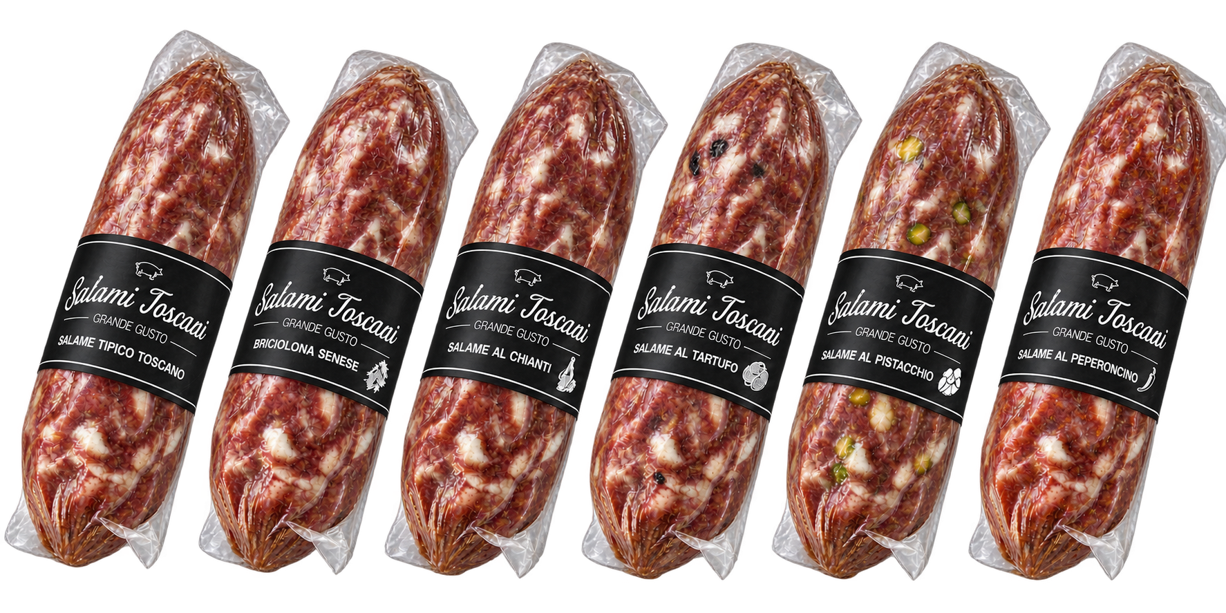 Salamino Mignon Mix 180 gr. min. (12 per doos)